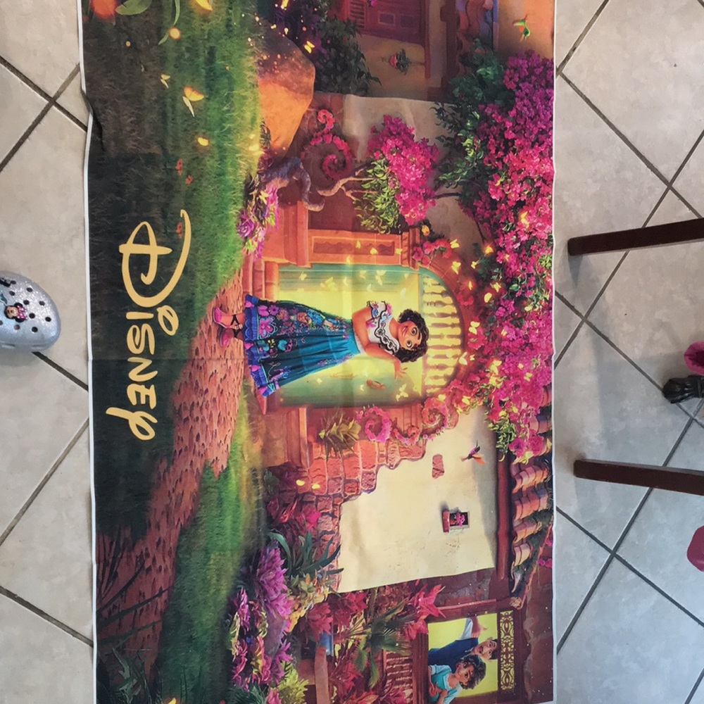 Disney backdrop party supplies Enconto poster - Picture 1 of 5